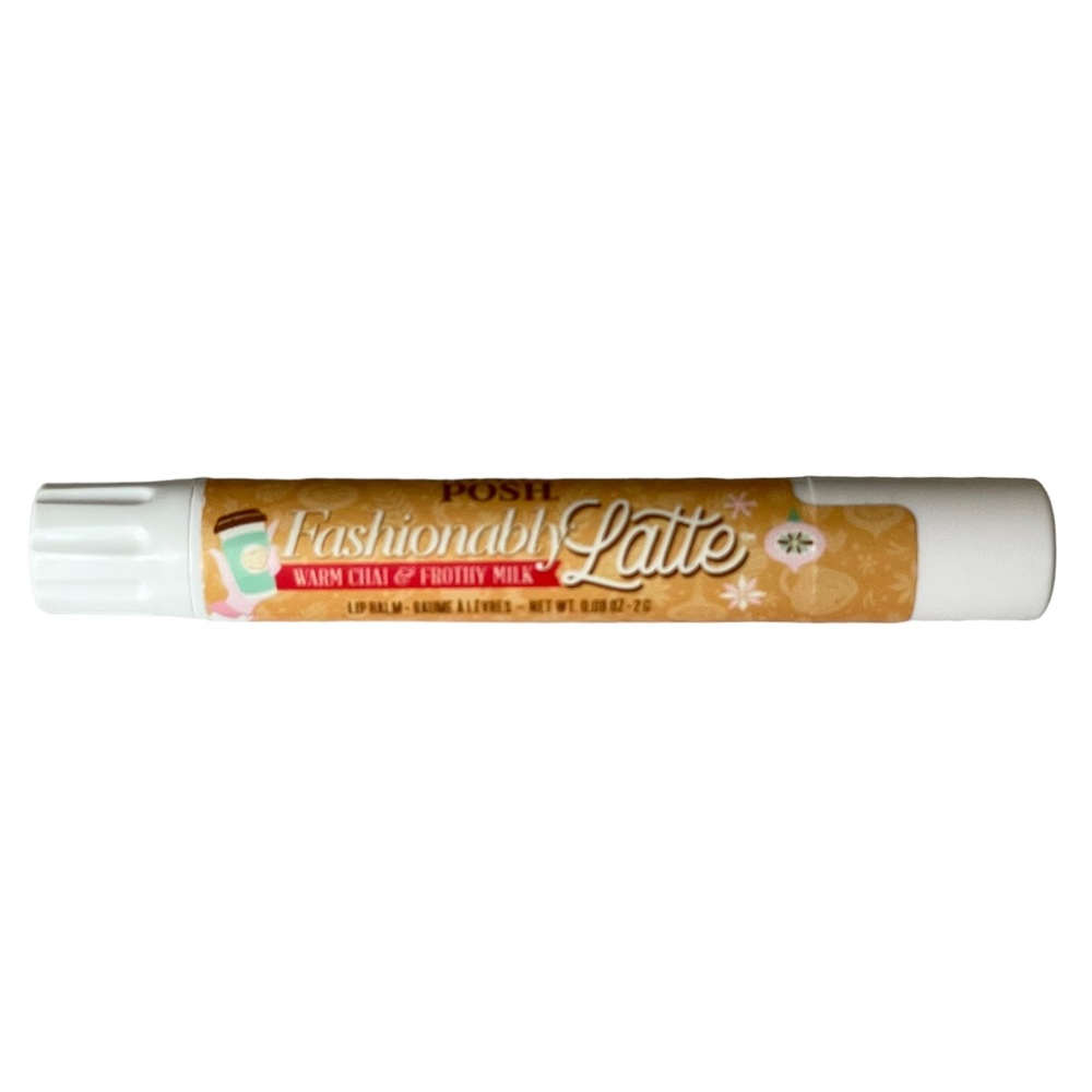 PERFECTLY POSH Lip Balm Fashionably Latte Warm Chai and Frothy Milk - Rare HTF